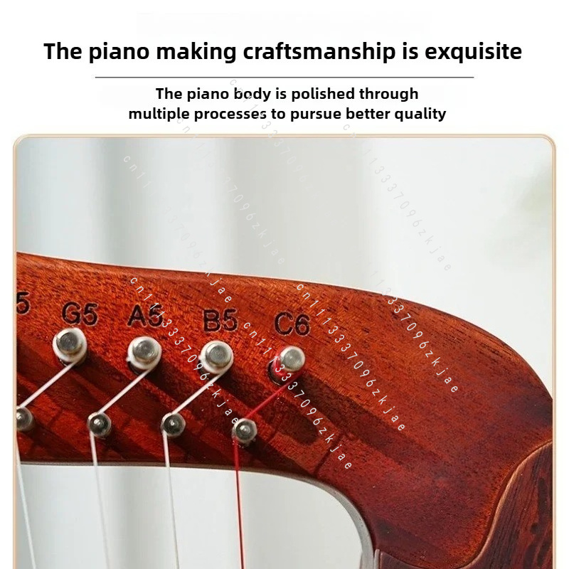 Musical Instrument For Beginners - Harpe artisanale à 15 cordes pour