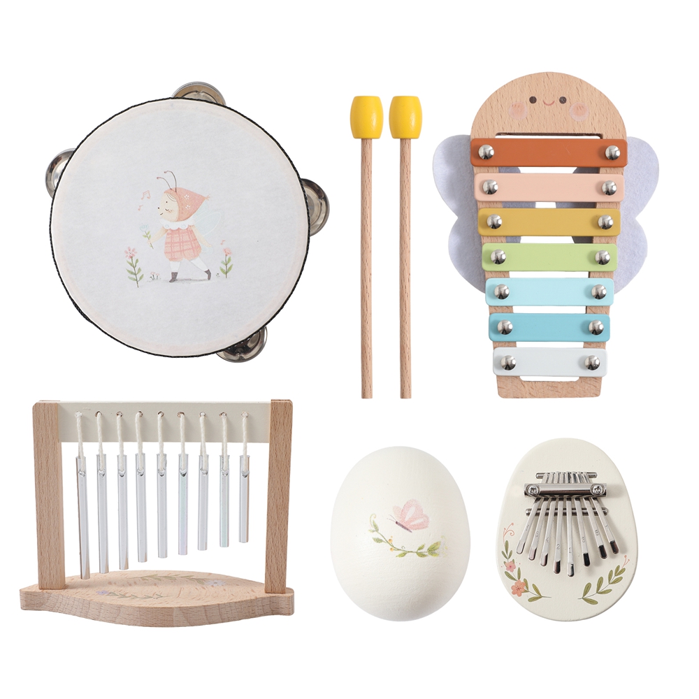Musical Instrument Drawing - Jouets musicaux bébé en bois Montessori