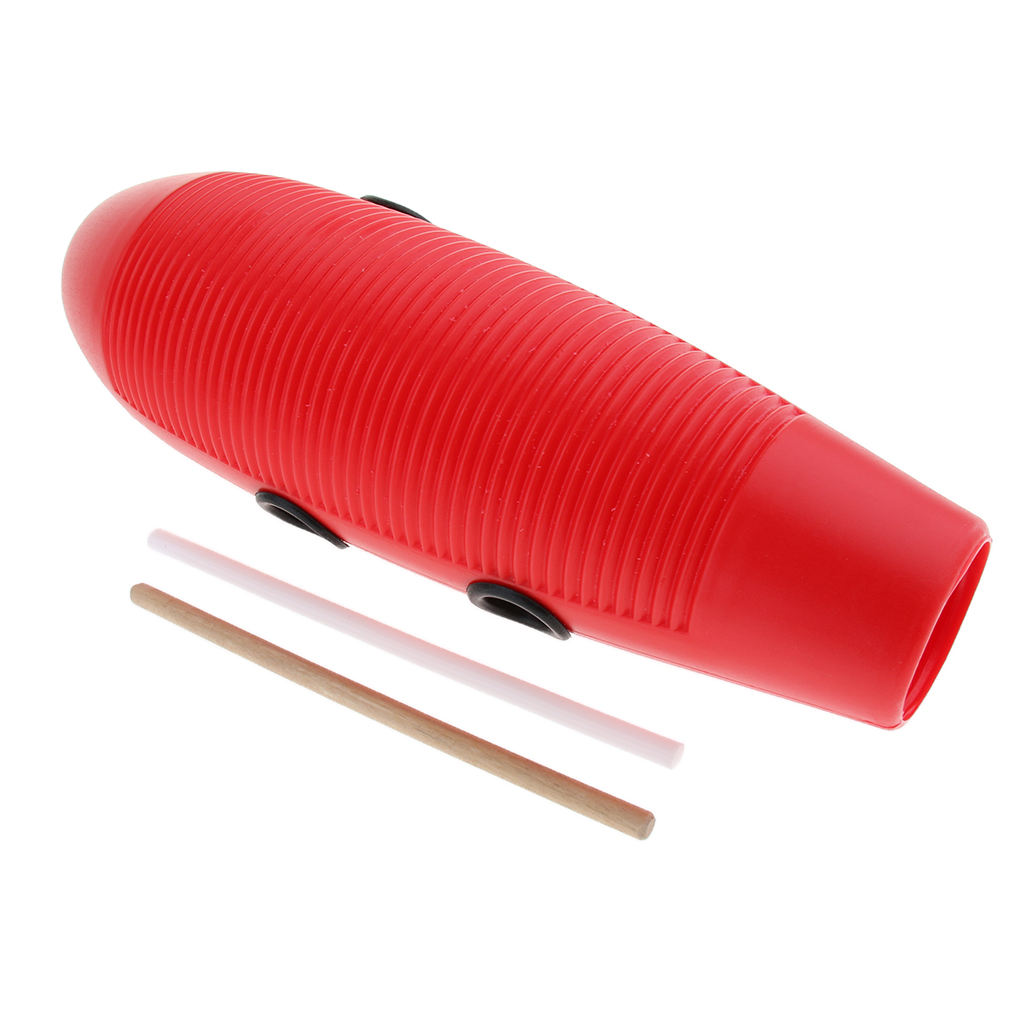 Guiro Scraper Instrument - Guiro avec 2 grattoirs, Instrument de