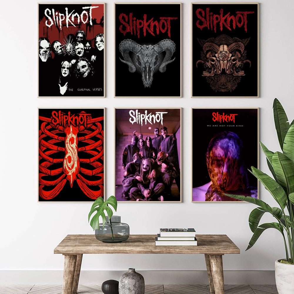 Musical Instrument Poster - Affiche de groupe de rock Heavy