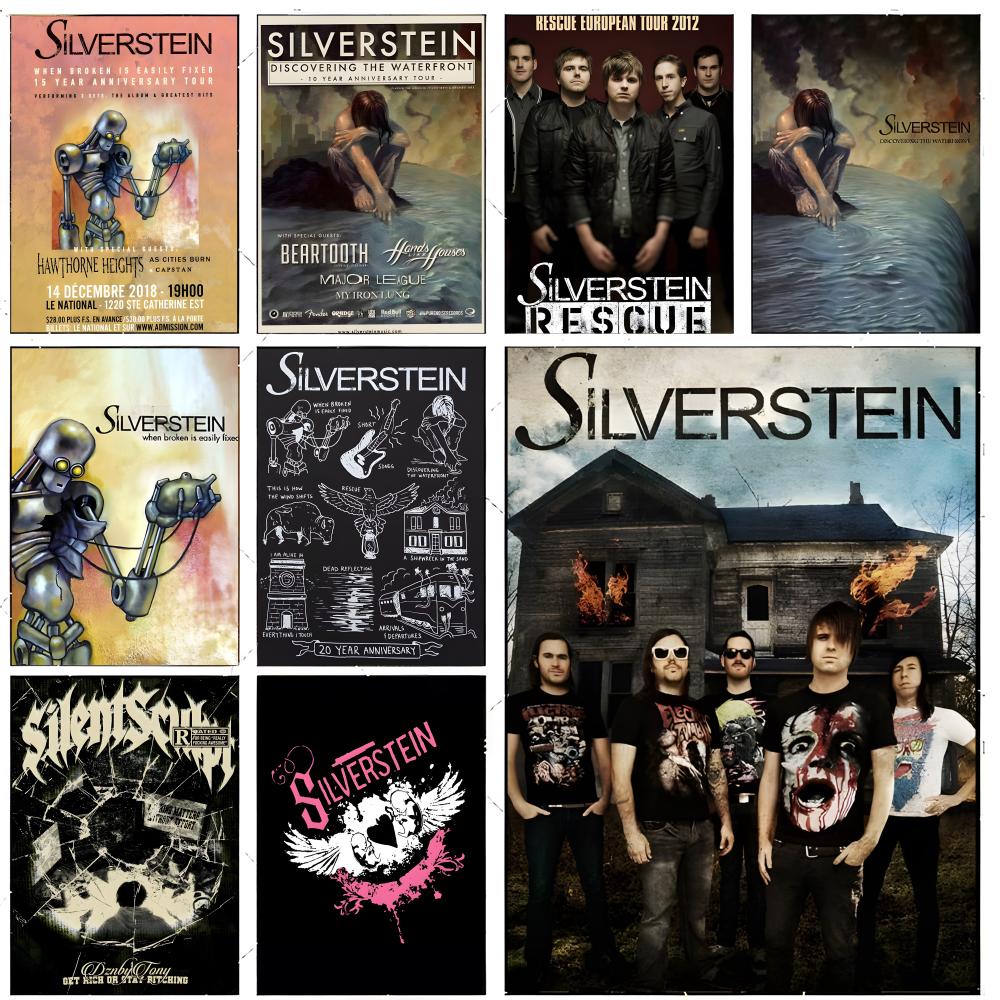 Musical Instrument Poster - Affiche de groupe de rock emo