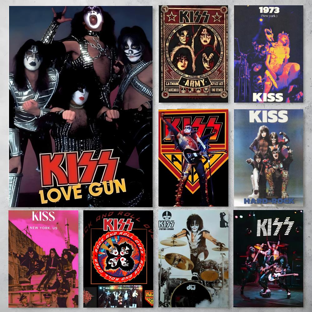 Musical Instrument Poster - K-Kiss Kraft Rock Band-S Poster Affiches