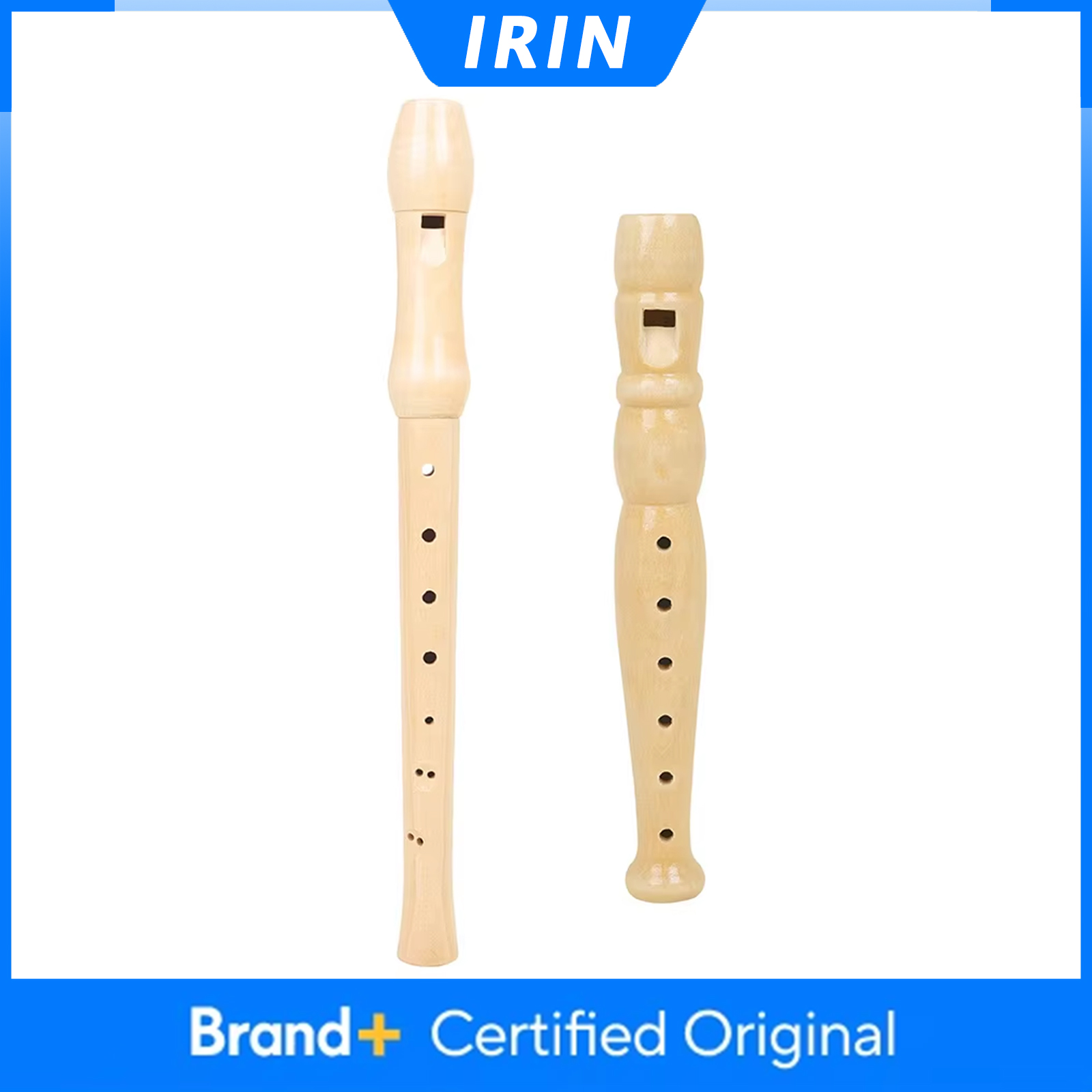 Musical Instrument Recorder - Flûte à bec IRIN 6/8 trous,