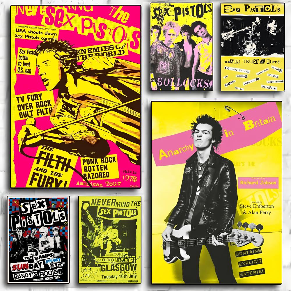 Musical Instrument Poster - Affiche décorative de groupe de rock