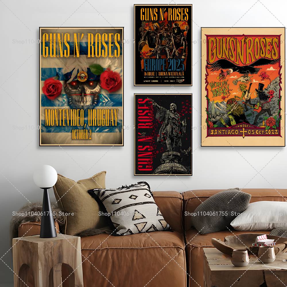 Affiche de groupe de rock G-Gu - Musical Instrument Poster avis et prix