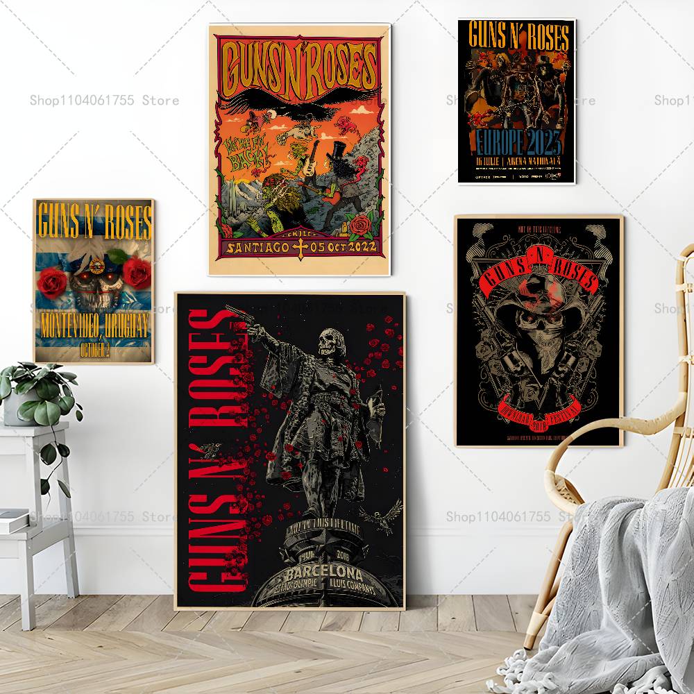 Affiche de groupe de rock G-Gu - Musical Instrument Poster avis et prix