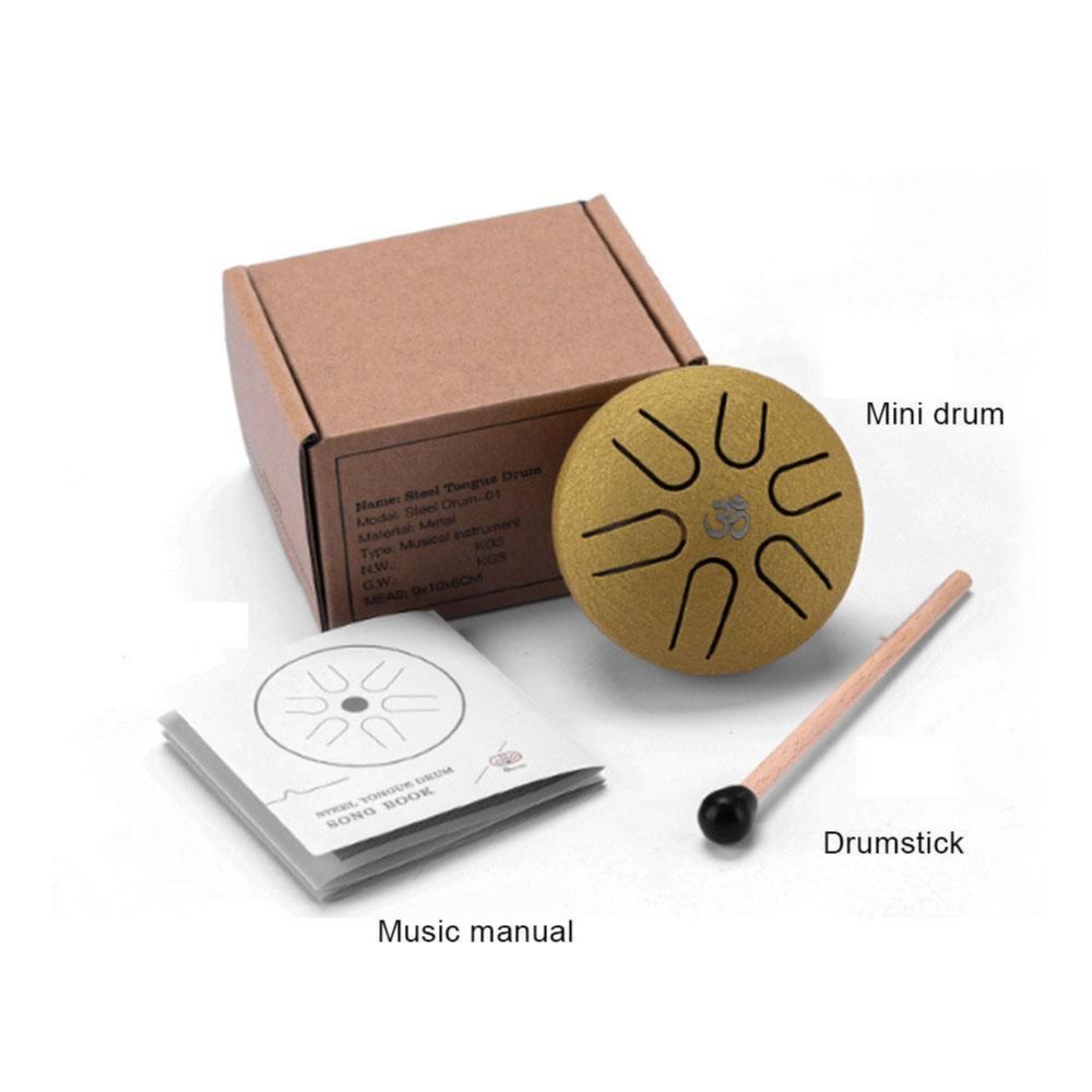 HLURU 3 pouces tambour de lang - Tongue Drum Steel avis et prix