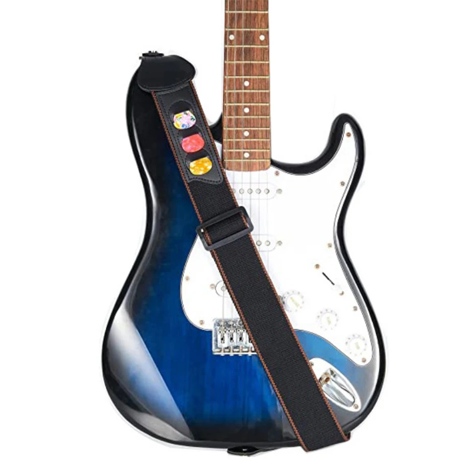 Sangle de guitare en cuir PU n - Musical Instrument Note avis et prix