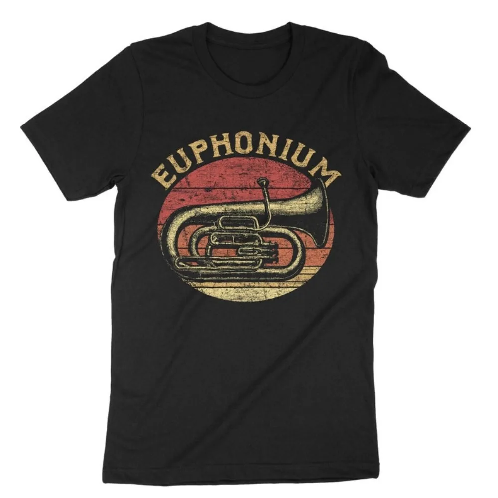 T-shirt drôle d'euphonium vint - Musical Instrument Euphonium avis et prix
