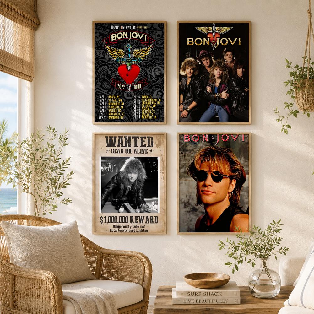 Affiche de groupe de rock B-Bo - Musical Instrument Poster avis et prix