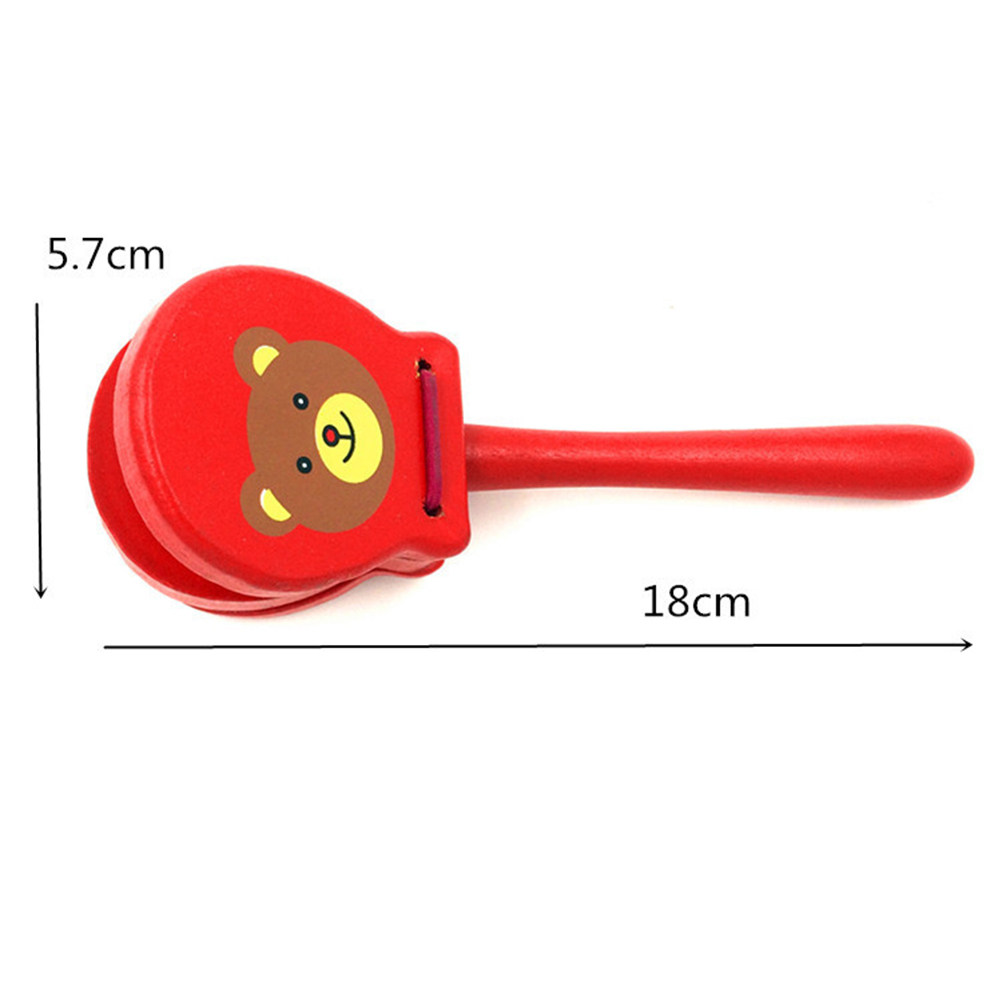 Castagnettes en bois, 3 pièces - Musical Instrument Clapper avis et prix