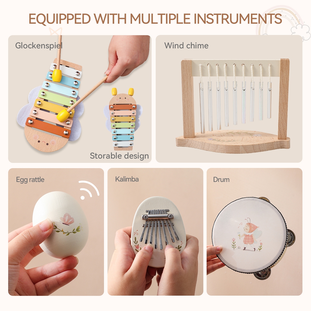Jouets musicaux bébé en bois M - Musical Instrument Drawing avis et prix