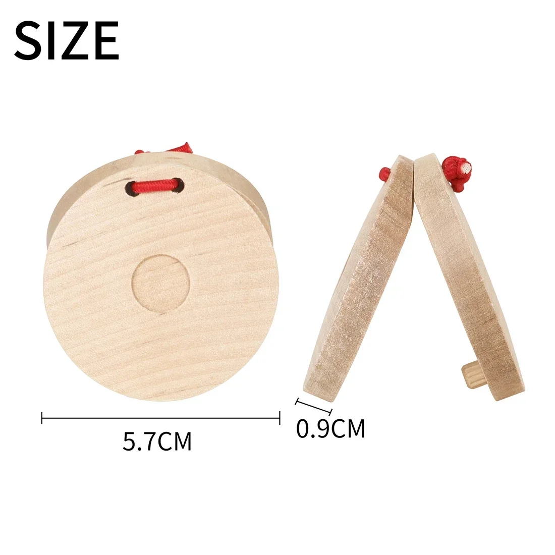 IRIN Castagnettes Orff en bois - Musical Instrument Clapper avis et prix