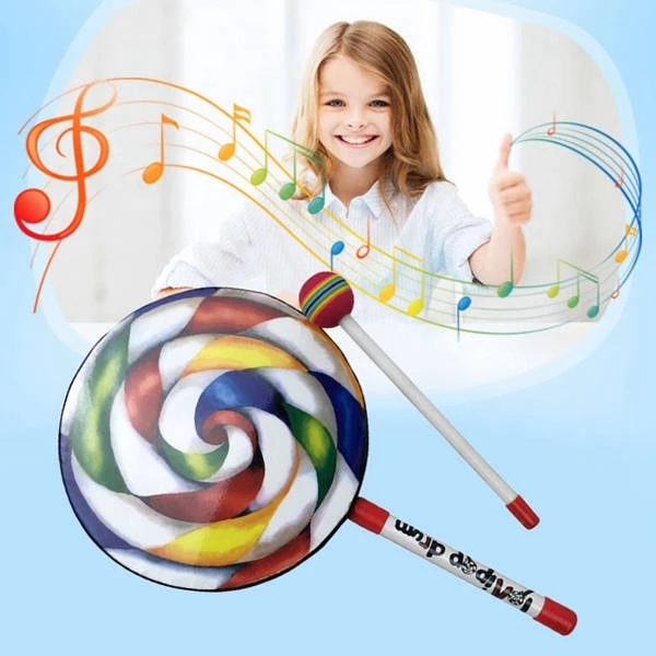 Tambour en forme de sucette av - Musical Instrument Drawing avis et prix