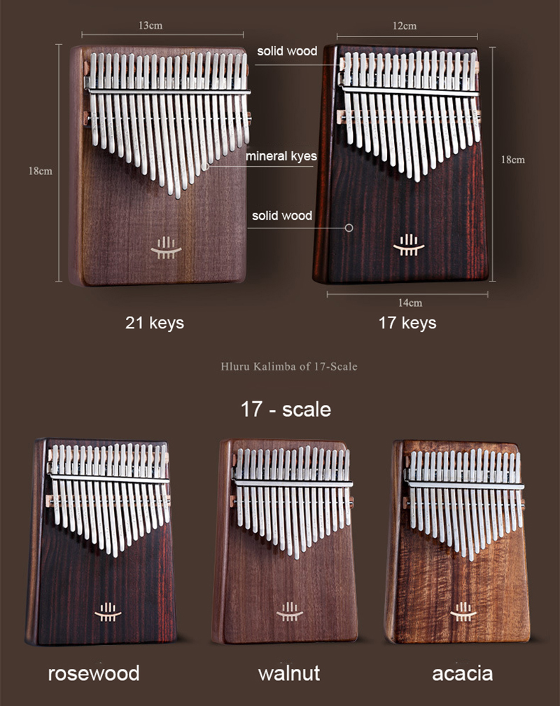Guitare Kalimba 17 touches ave - Musical Instrument For Beginners avis et prix