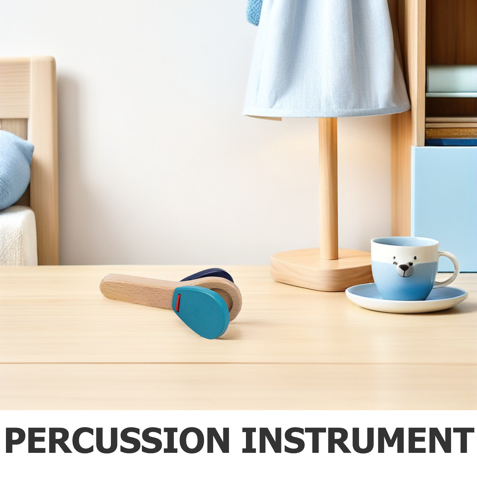 Castagnette en bois, instrumen - Musical Instrument Clapper avis et prix