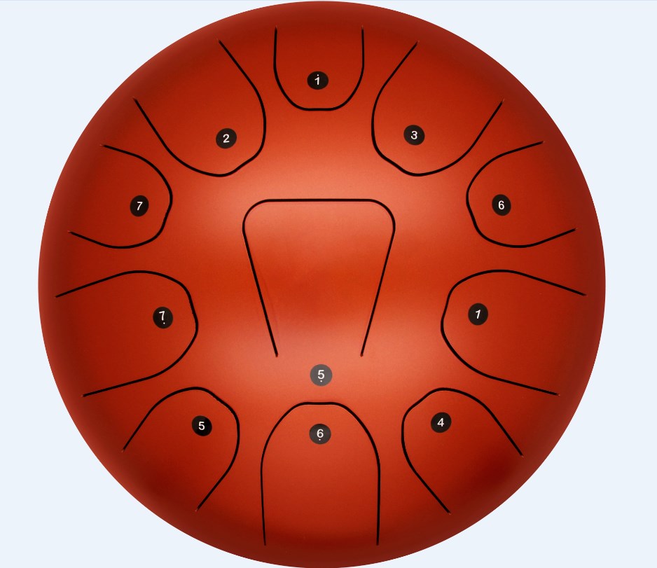 Tambour à main perlé de 12 pou - Tongue Drum Steel avis et prix