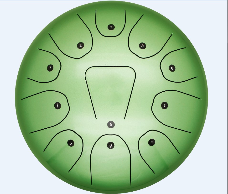Tambour à main perlé de 12 pou - Tongue Drum Steel avis et prix