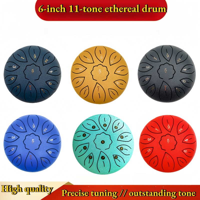 Tambour éthéré de 6 pouces, 11 - Tongue Drum Steel avis et prix