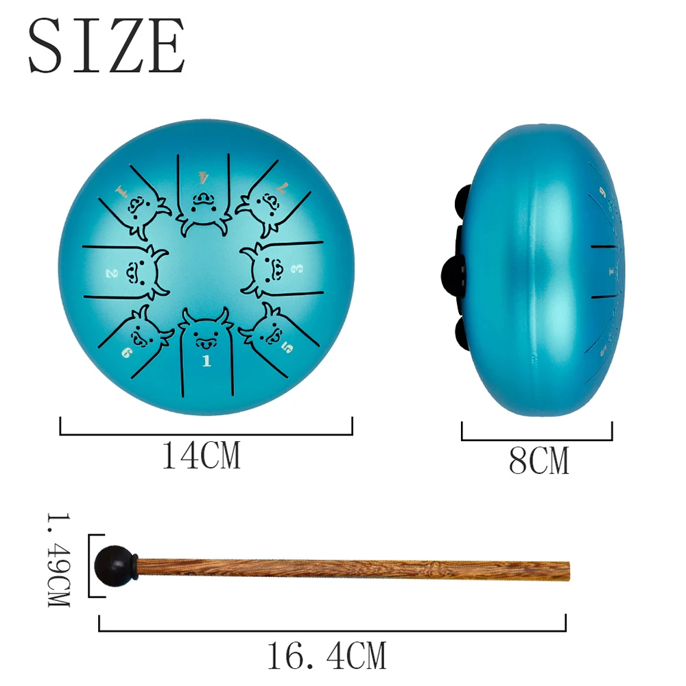 Tambour à langue en acier de 5 - Tongue Drum Steel avis et prix