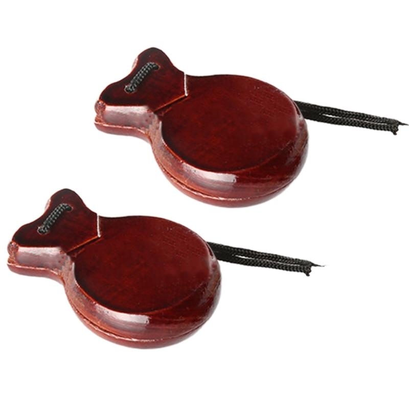 Castagnettes espagnoles en boi - Musical Instrument Clapper avis et prix