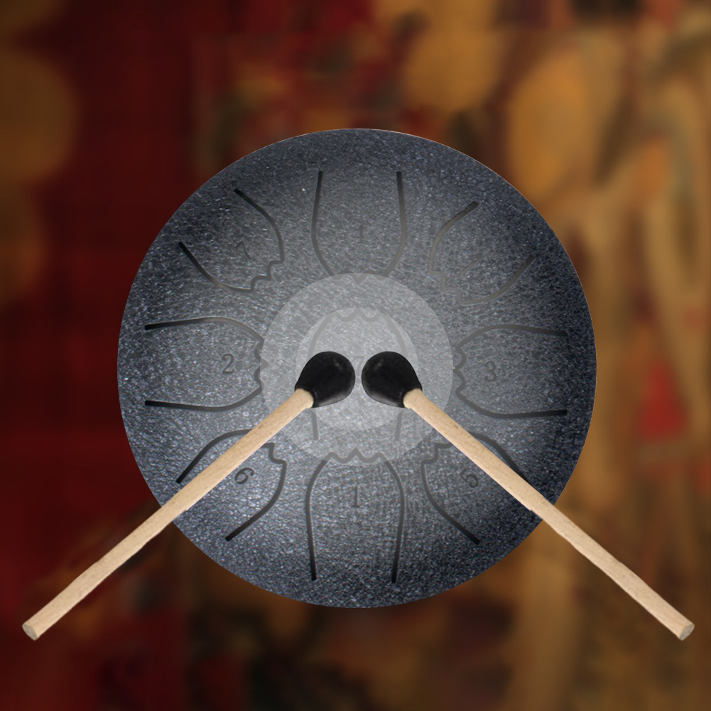 Tambour de pluie 4 pouces 9 no - Tongue Drum Steel avis et prix
