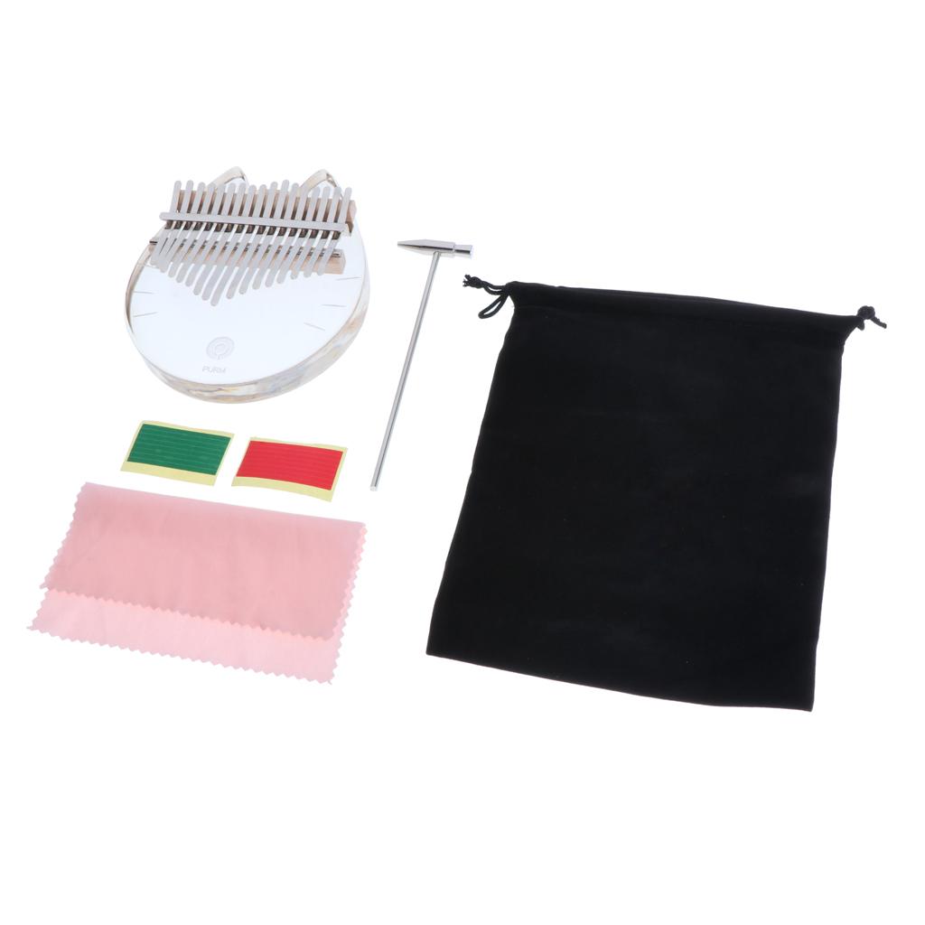 Kalimba 17 touches en acryliqu - Musical Instrument For Beginners avis et prix