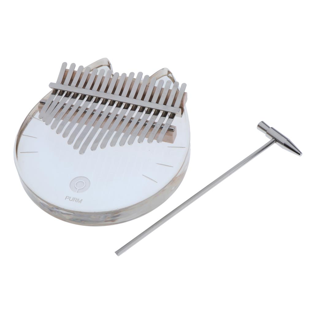 Kalimba 17 touches en acryliqu - Musical Instrument For Beginners avis et prix